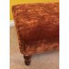 Large Velvet Footstool
